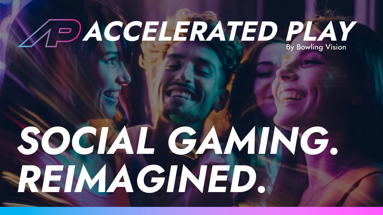 Accelerated Play brochure cover: Social Gaming. Reimagined.